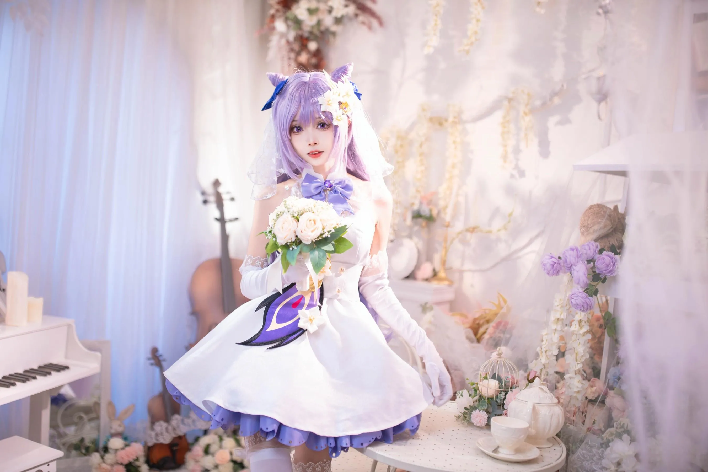 艾西aiwest – NO.02 刻晴花嫁 [40P]插图7